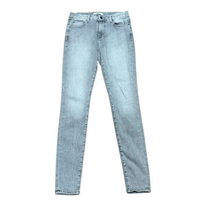 Fidelity Jeans Womens 25 Vintage Frost Belvedere Mid Rise Skinny Gray Denim USA